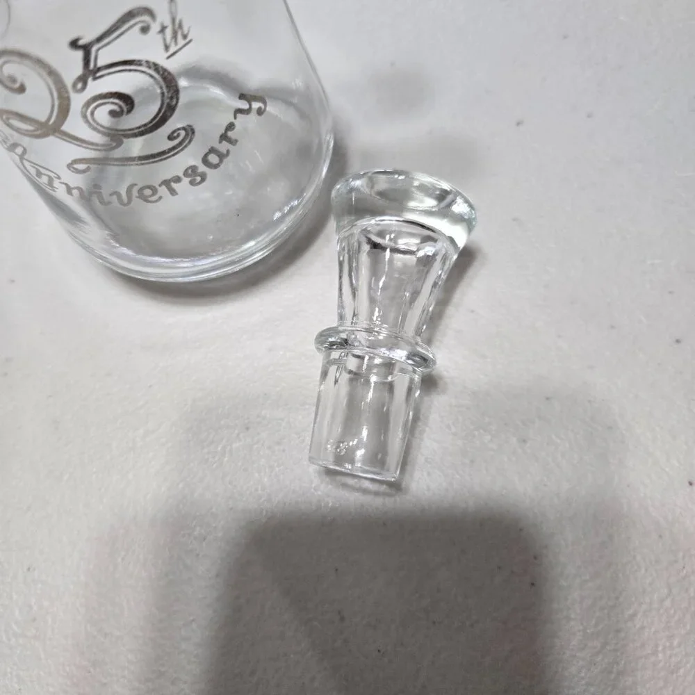 Vintage Anchor Hocking 25th Anniversary Vinegar Cruet